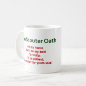 Scouter Oath Coffee Mok (Spoof op de Eath Scout) (Voorkant links)