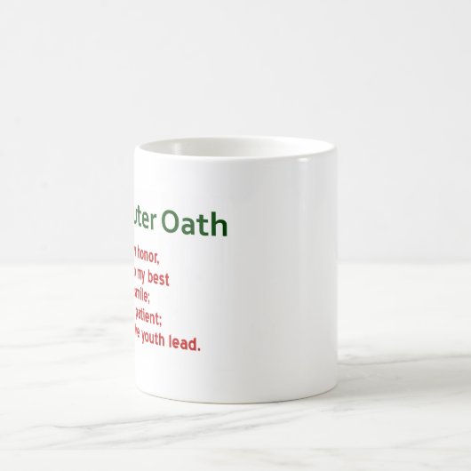 Scouter Oath Coffee Mok (Spoof op de Eath Scout) (Center)