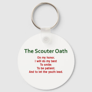 Scouter Oath Sleutelhanger (Spoof on the Scout Oat