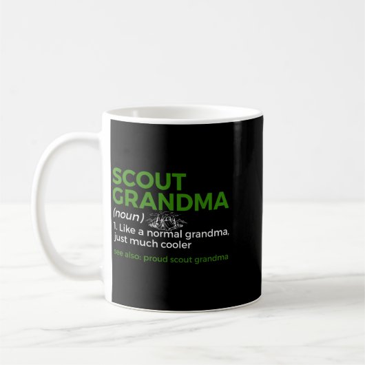 Scouting Funny Scout Grandma Definition Proud Scou Koffiemok (Links)