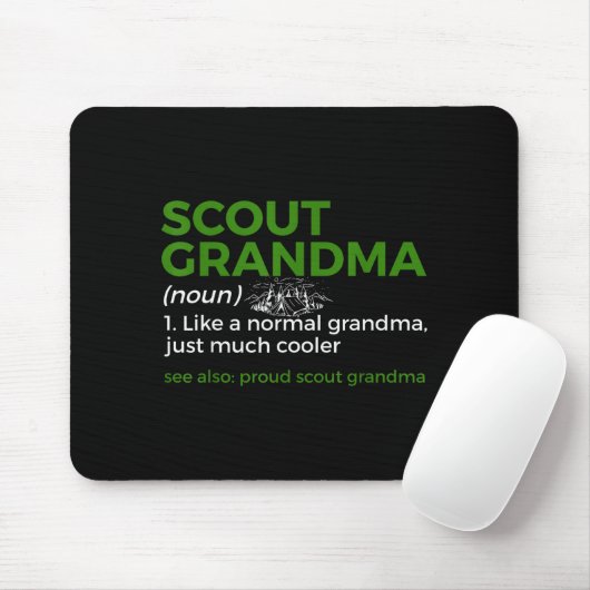 Scouting Funny Scout Grandma Definition Proud Scou Muismat (Met muis)
