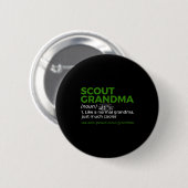 Scouting Funny Scout Grandma Definition Proud Scou Ronde Button 5,7 Cm (Voorkant /achterkant)