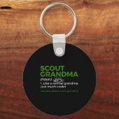 Scouting Funny Scout Grandma Definition Proud Scou Sleutelhanger (Voorkant)