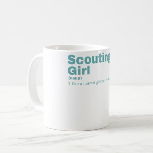 Scouting Girl - Scouting Koffiemok (Voorkant links)