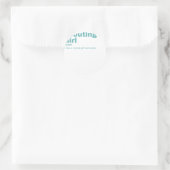 Scouting Girl - Scouting Ronde Sticker (Tas)