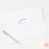 Scouting Girl - Scouting Ronde Sticker (Envelop)