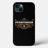 Scouting Grappige Scout Meisje Hart Case-Mate iPhone Case (Achterkant)