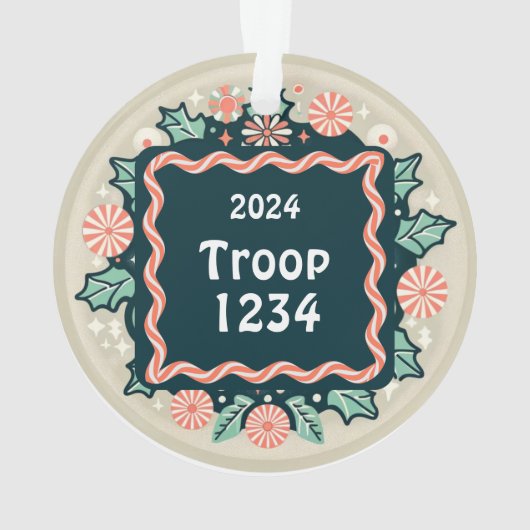 Scouting in mijn Daisy tijdperk Ornament (achterkant)