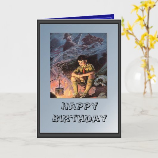 Scouting kampvuur kaart (Gele Bloem)