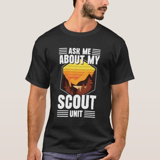 Scouting Law Scout Leider En Scouting Papa Scout C T-shirt (Voorkant)