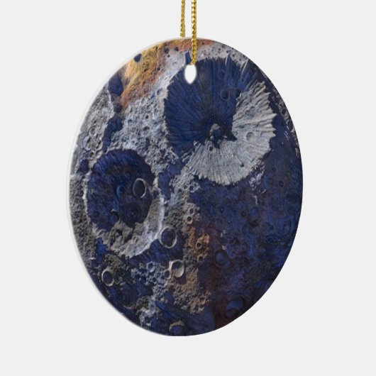 Scouting Mission to Asteroid 16 Psyche Keramisch Ornament (Rechts)