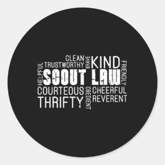 Scouting Natuur Uniform Wilderness Scout Ronde Sticker