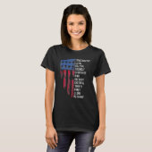 Scouting US America Flag Scouting Law T-shirt (Voorkant volledig)