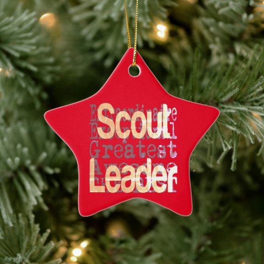 Scoutleader Extraordinaire Keramisch Ornament (Boom)