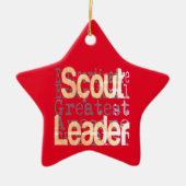 Scoutleader Extraordinaire Keramisch Ornament (Voorkant)