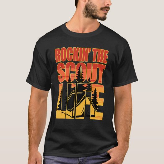 Scoutleider Scout Camping 2 T-shirt (Voorkant)