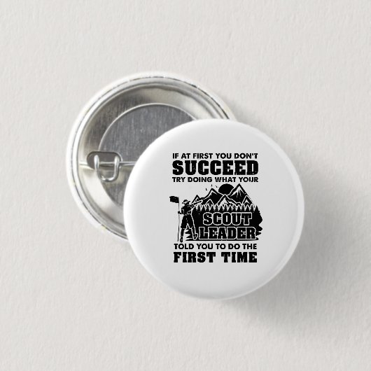 Scoutlezer Ronde Button 3,2 Cm (Voorkant /achterkant)