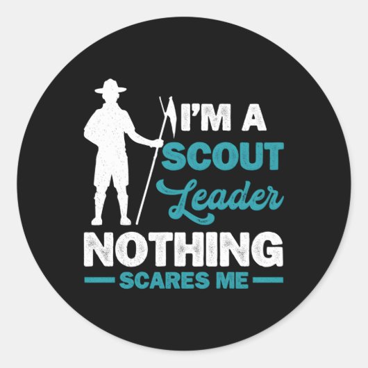 Scoutlezer Ronde Sticker (Voorkant)