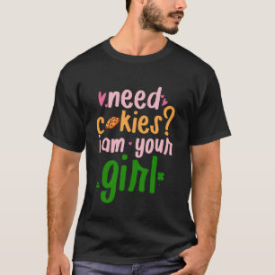 Scoutmeisje Funny Cookie, heb koekjes nodig Ik ben T-shirt