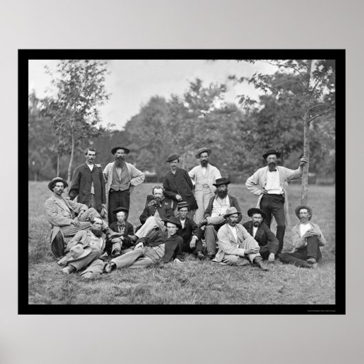 Scouts and Guides of the Army of the Potomac 1864 Poster (Voorkant)