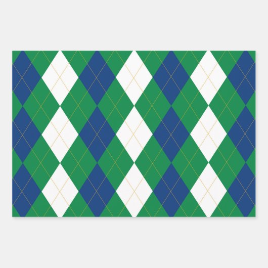 Scouts Argyle Inpakpapier Vel (Voorkant 3)