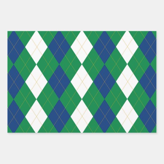 Scouts Argyle Inpakpapier Vel (Voorkant 2)