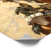 Scouts die de berg Frederic Remington beklimmen Poster (Hoek)