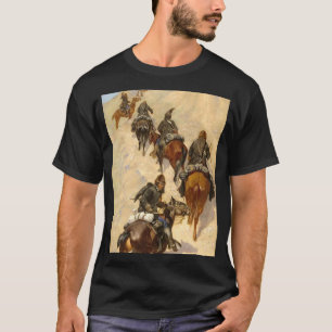 Scouts die de berg Frederic Remington beklimmen T-shirt