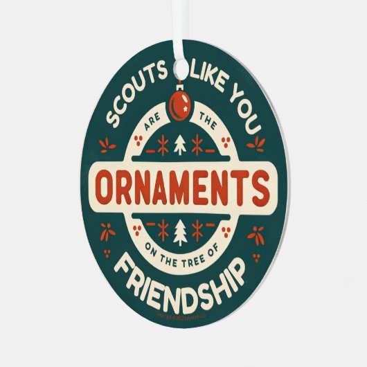 Scouts Ornament van Vriendschap (Voorkant links)