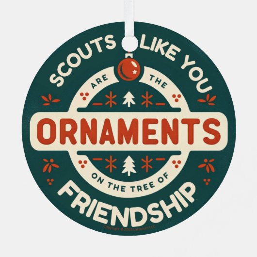 Scouts Ornament van Vriendschap (Achterkant)