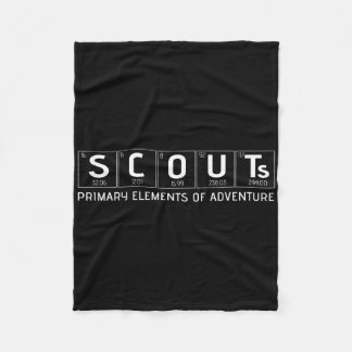 Scouts Primaire Elementen Van Avontuur Wetenschap  Fleece Deken