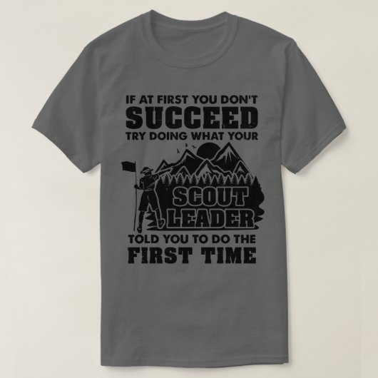 Scoutsleider 1 t-shirt (Design voorkant)