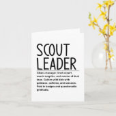 Scoutsleider Kaart (Gele Bloem)