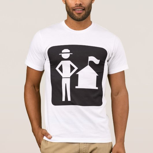 Scoutsleider Mannen T-shirt (Voorkant)