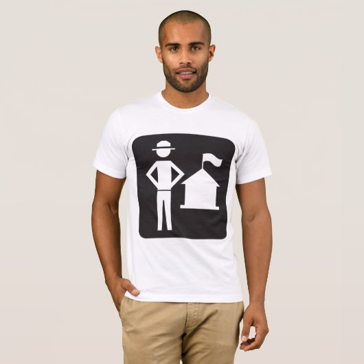 Scoutsleider Mannen T-shirt (Voorkant volledig)