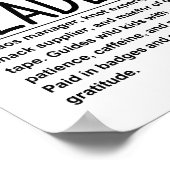 Scoutsleider Poster (Hoek)