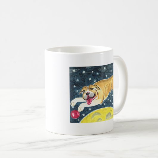 Scouty springt over de maan koffiemok (Voorkant rechts)