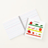 Scoville Hitte-eenheden Chilipeper Grafiek  Notitieboek (Binnen)
