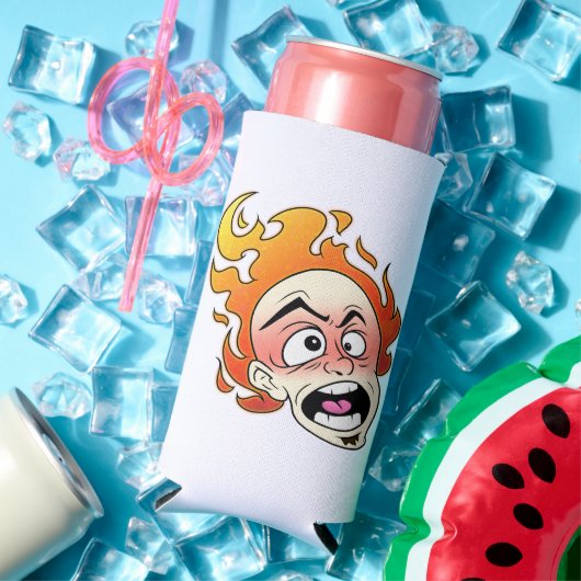 Scovillelicous Fire Foam Slim Seltzer Koelbox Blikjeskoeler (Insitu Zomer)