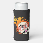 Scovillelicous Fire Foam Slim Seltzer Koelbox Blikjeskoeler (Seltzer Voorkant)