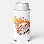 Scovillelicous Fire Foam Slim Seltzer Koelbox Seltzer Blikjeskoeler (Seltzer Voorkant)