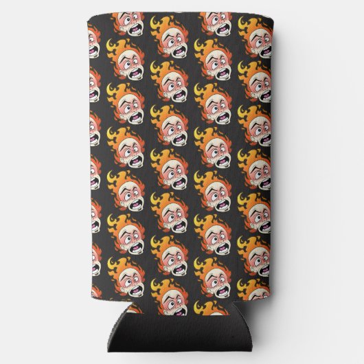 Scovillelicous Fire Foam Slim Seltzer Koelbox Seltzer Blikjeskoeler (Achterkant)