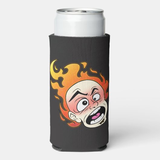 Scovillelicous Fire Foam Slim Seltzer Koelbox Seltzer Blikjeskoeler (Seltzer Achterkant)