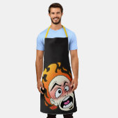 Scovillelicous Fire Head All-Over Print Schort (Gedragen)