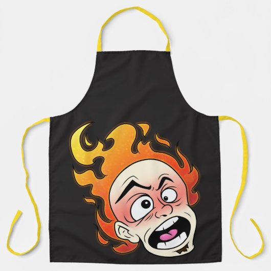 Scovillelicous Fire Head All-Over Print Schort (Voorkant)