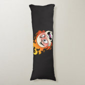 Scovillelicous Fire Head Body Kussen (Voorkant Verticaal)