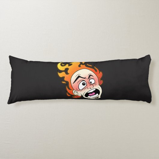 Scovillelicous Fire Head Body Kussen (Voorkant)