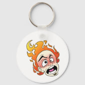 Scovillelicous Fire Head Button Sleutelhanger (Voorkant)
