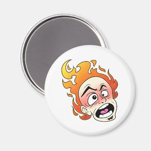 Scovillelicous Fire Head Circle Magnet (Voorkant / Achterkant)