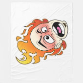 Scovillelicous Fire Head Fleece Deken, Alle maten (Voorkant)